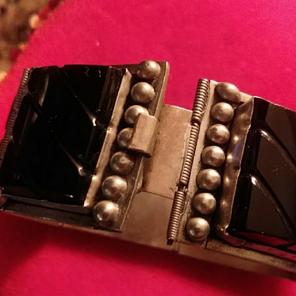 Final Bold Sterling Silver Onyx Bracelet - image 8